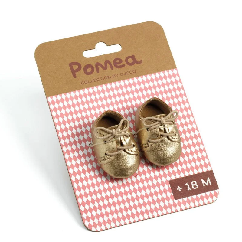 Chaussures dorées Poméa, Djeco – Image 3