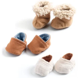 Ensemble de 3 Paires de Chaussons pour Poupon