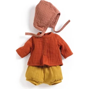 Tenue Mandarine pour Poupon