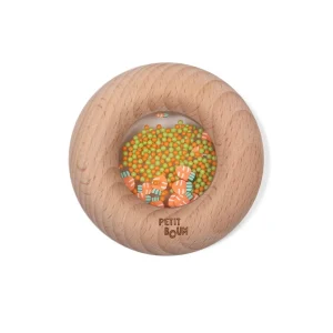 Hochet Sensoriel Donut jouet en Bois, Petit Boum