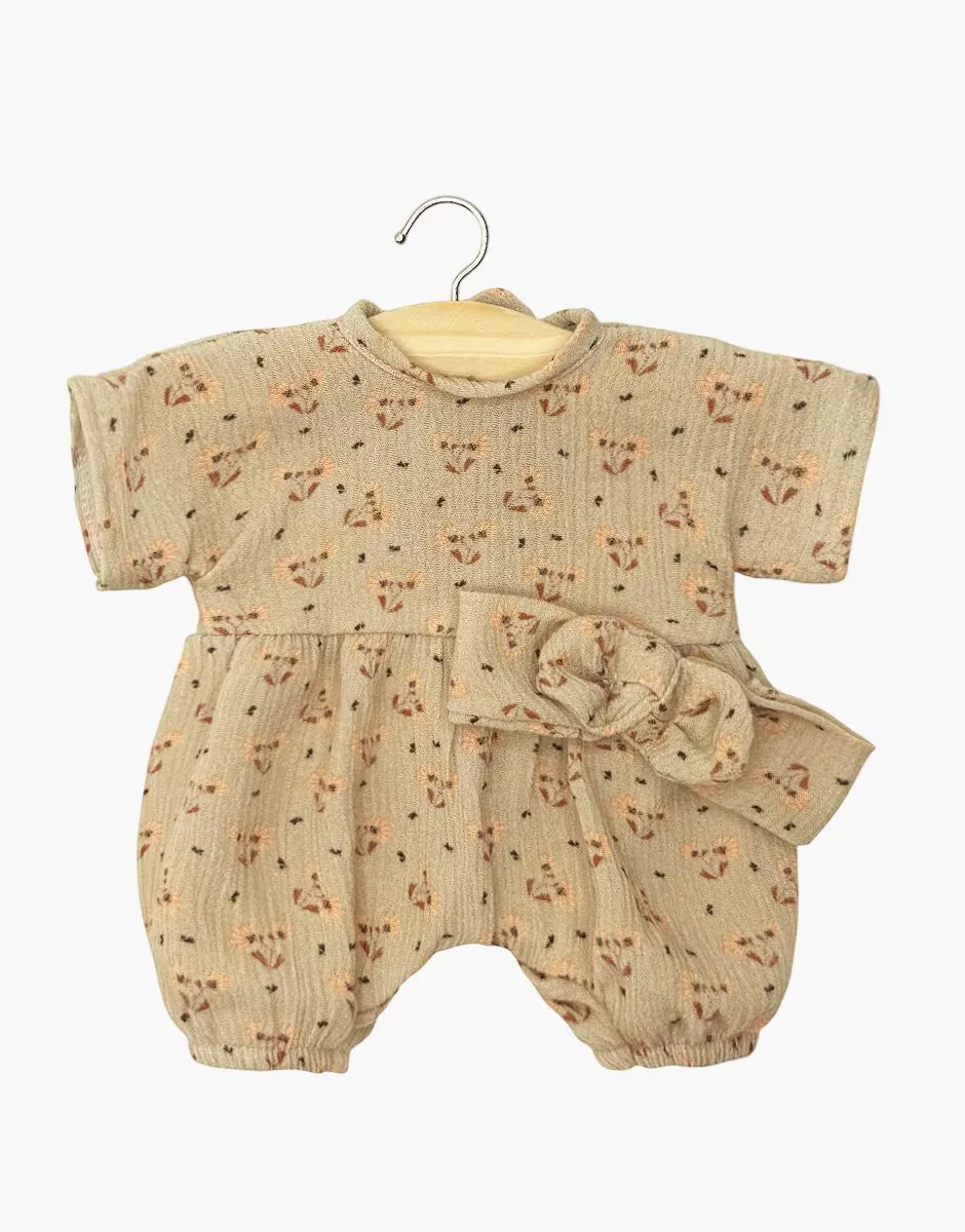 Babies – Barboteuse Noa et son headband en crépon Éloïse