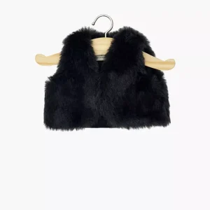 Babies – Gilet sans manches Tao en en fausse fourrure Rabbit noire