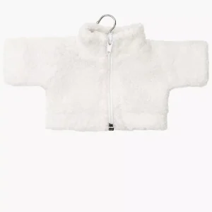 Blouson Blaise en bouclette blanche