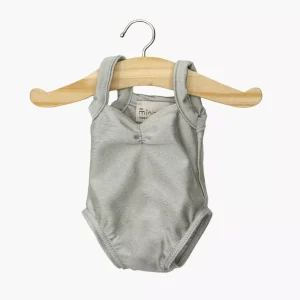 Justaucorps Anna en lycra gris perle