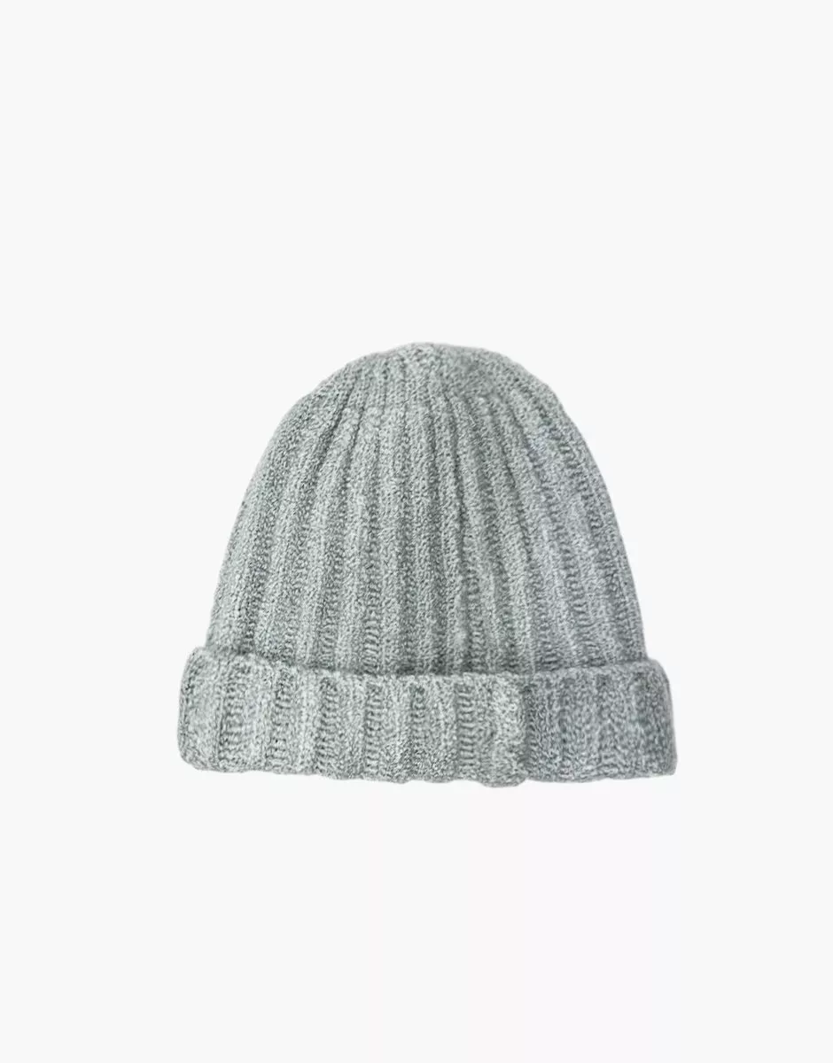 Babies – Bonnet Barry en tricot silver et son pochon