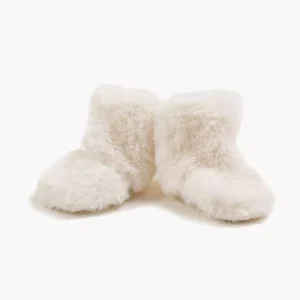 Snow Boots en fausse fourrure écru