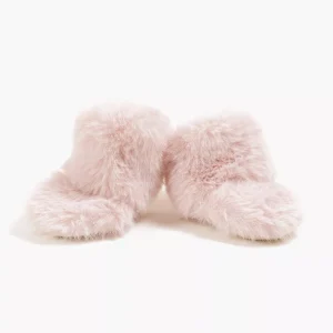 Snow Boots en fausse fourrure rose