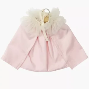 Cape de danseuse Oxana en jersey rose pâle et tulle écru