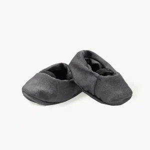 Chaussons ballerines en lycra anthracite
