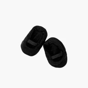 Chaussons ballerines en lycra noir