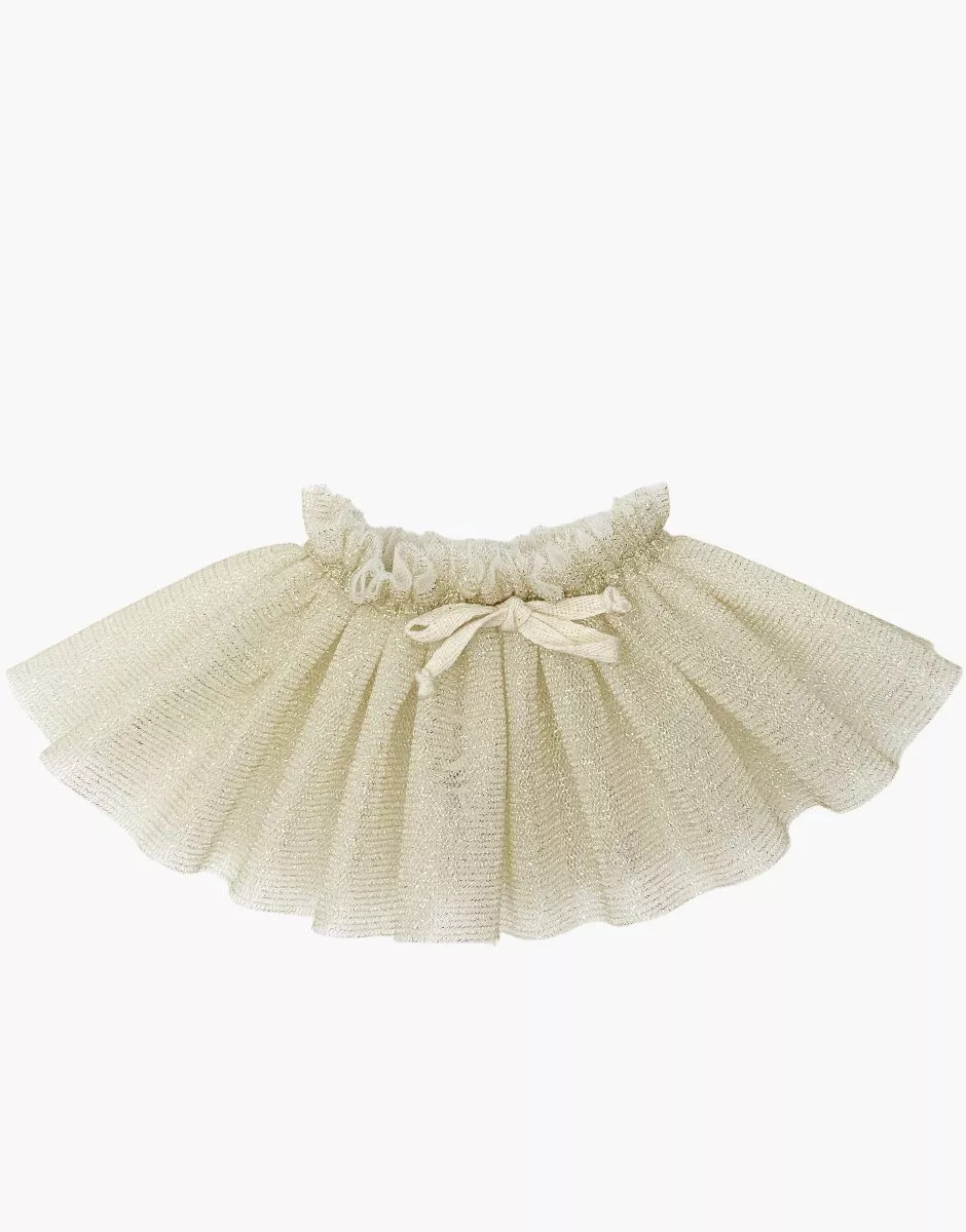 Tutu court Alicia avec nouettes doré