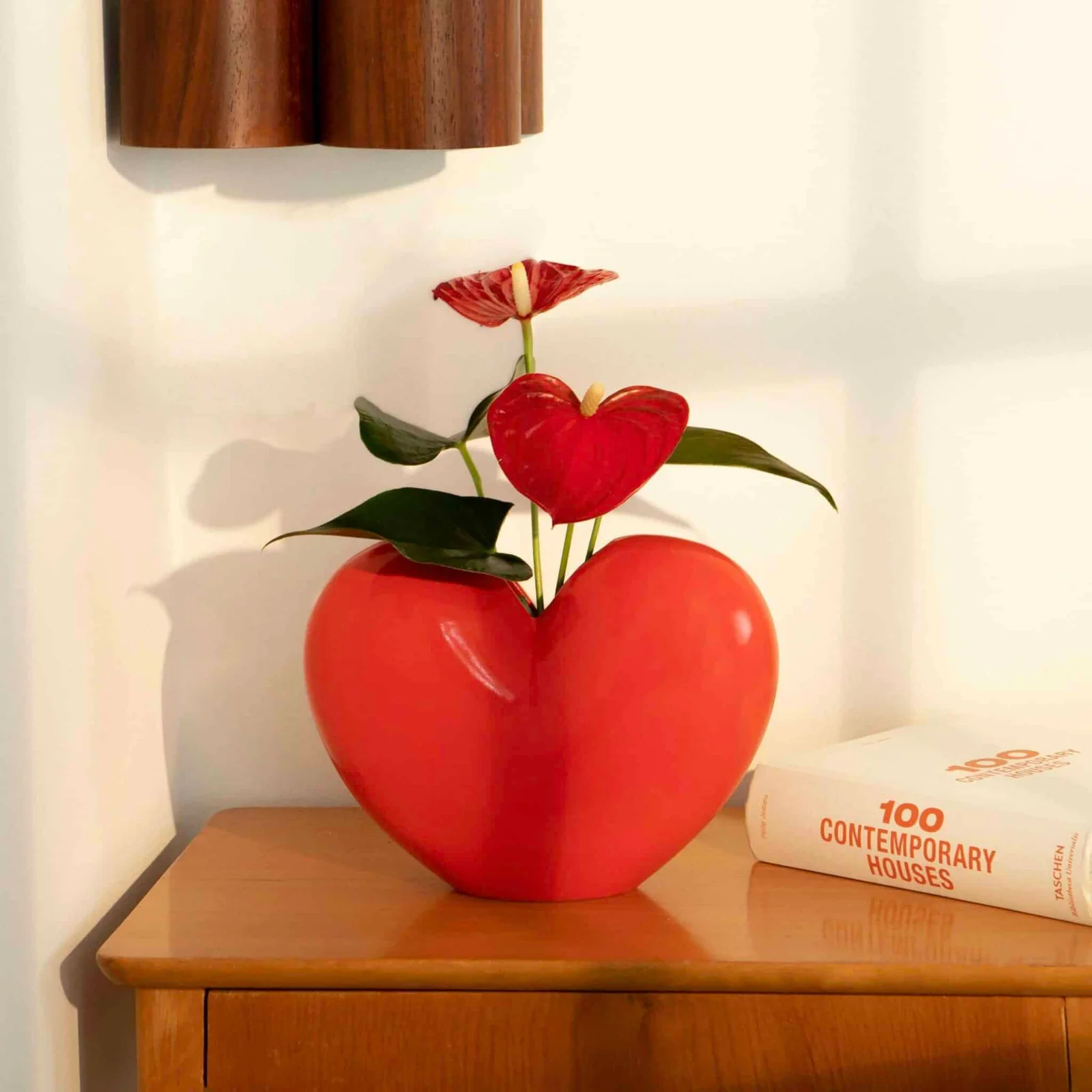 Vase Love Rouge