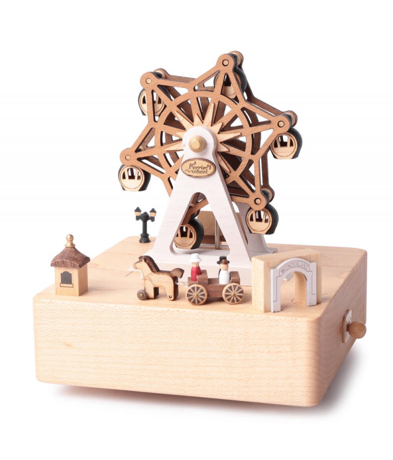BOÎTE A MUSIQUE EN BOIS – GRANDE ROUE