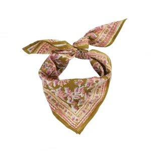 Foulard Indien Arya Olive / Enfant