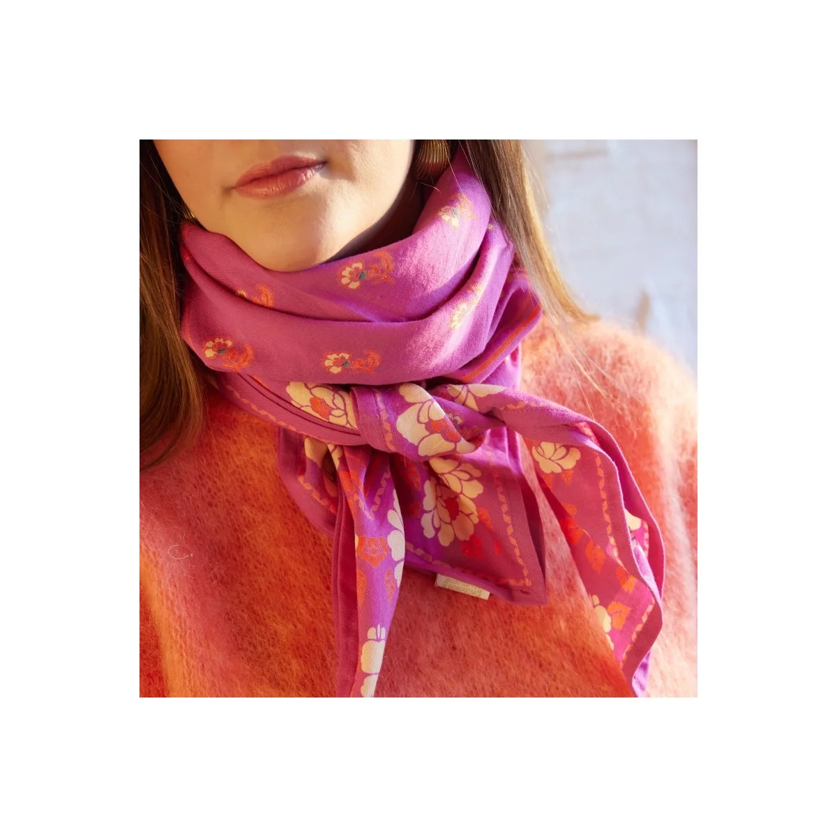 Foulard Indien Nur Camélia / Adulte – Image 6