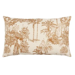 Coussin Mocoa camel & écru, YLIADES