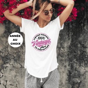 Tee-shirt Anniversaire Femme Limited Édition
