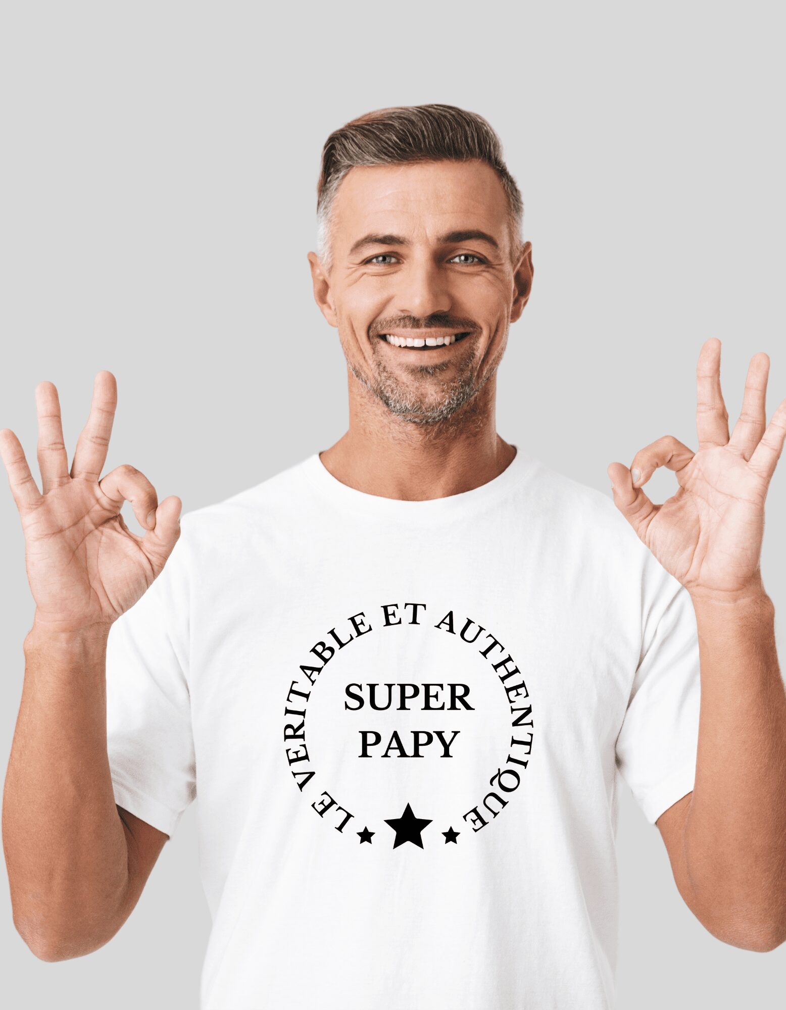 Tee-shirt Véritable Super Papy – Le cadeau qui rend fier chaque grand-père