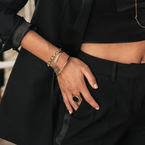 Bracelet Délia Acier Doré, Zag