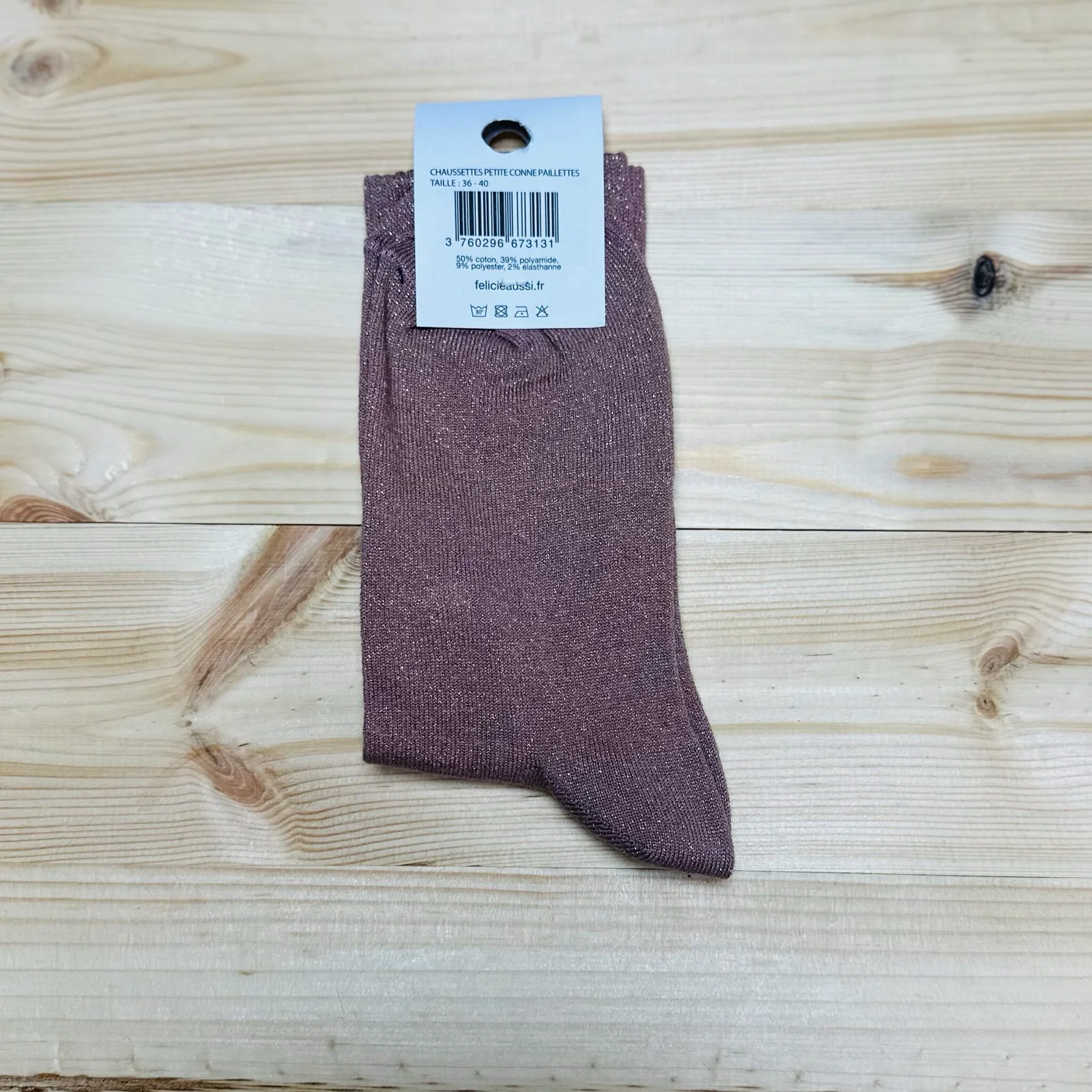 Chaussettes Pailletées PETITE CONNE – Image 2