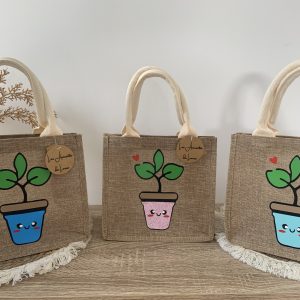 Cabas plantes kawaii