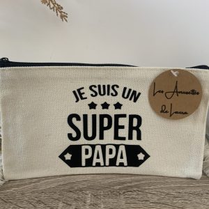 Pochette Fête des Pères Écru