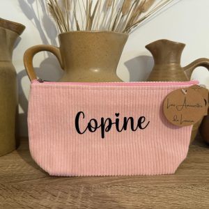 Pochette Velours côtelé Copine