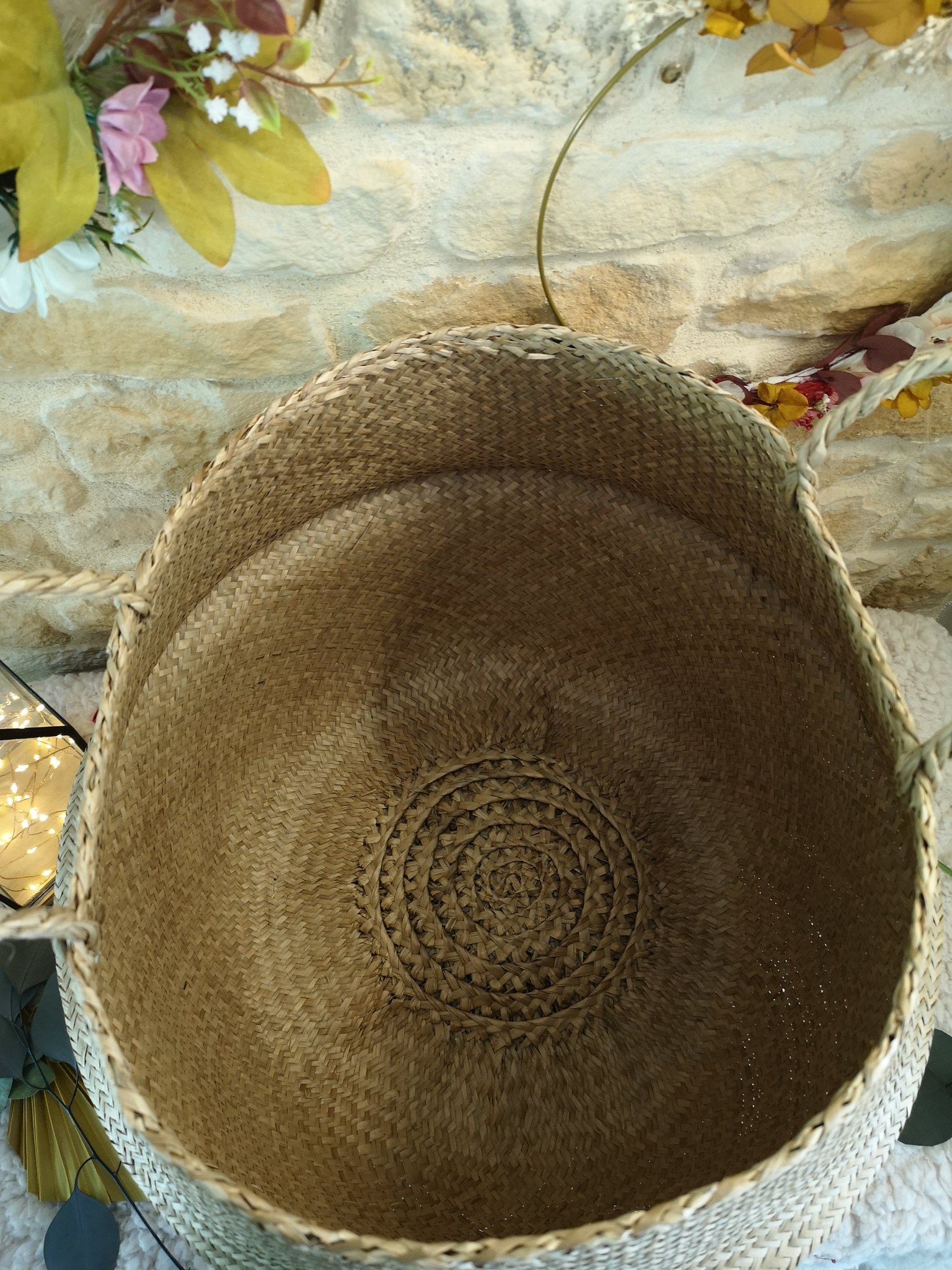 Grand Panier à jouets modèle les trésors de ou d’ – Image 4