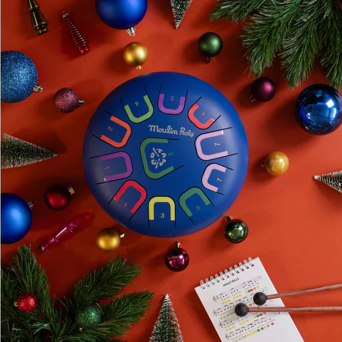 Tambour à languette Puce & Pilou, Moulin Roty – Image 2
