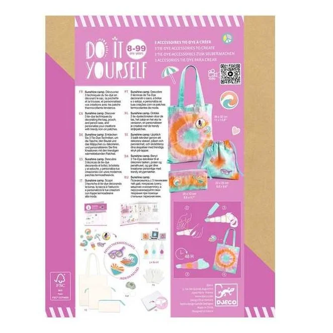 Accessoires Tie-Dye Sunshine Camp, Djeco – Image 6