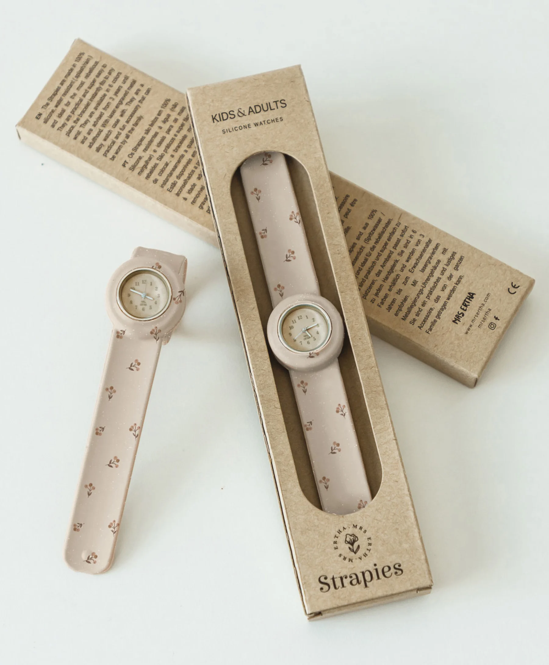 Montre Strapies Fleurs – Mrs Ertha
