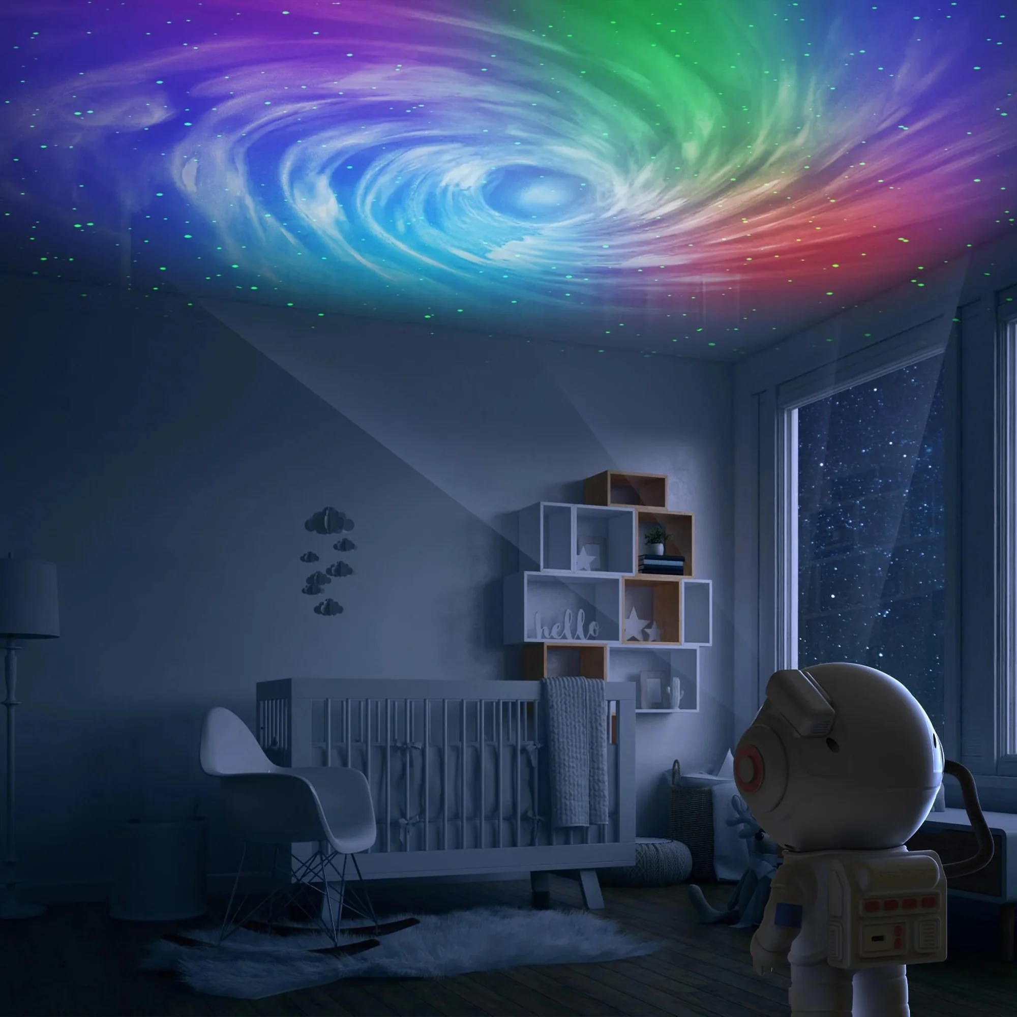 Projecteur Astronaute Voie Lactée & Lune, Eclectic Dist – Image 4