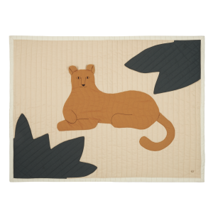 Plaid Leopard Coton Bio – Nobodinoz