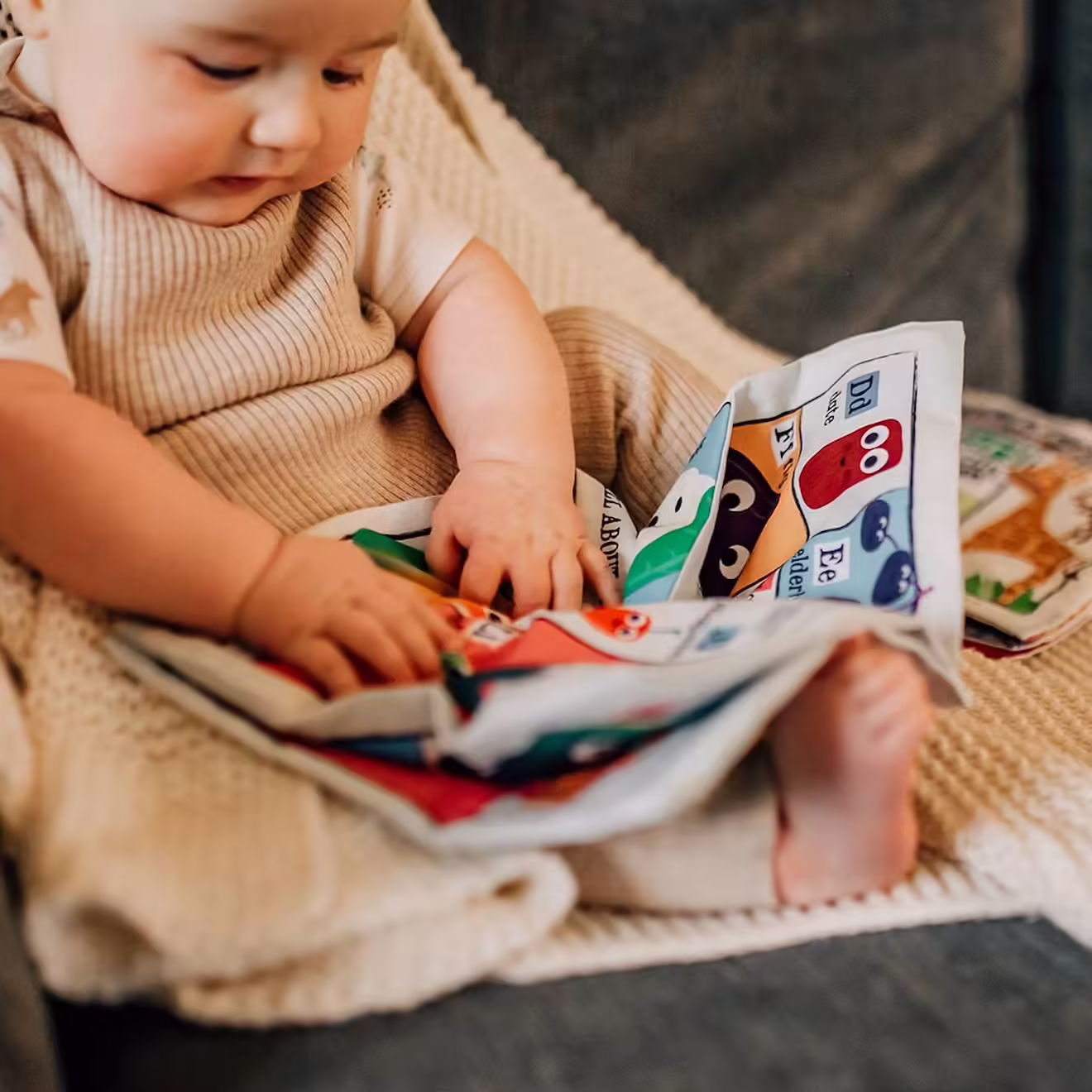 Journal bébé tissus Crinkly « Mon premier journal qui crépite » / Cris de animaux – Image 2