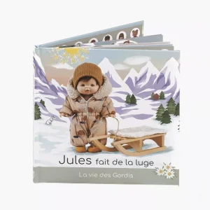Livre jeunesse La Vie des Gordis – Jules fait de la luge
