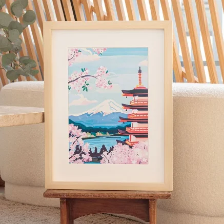 Peinture au Numéro Mont Fuji, La Petite Épicerie – Image 2