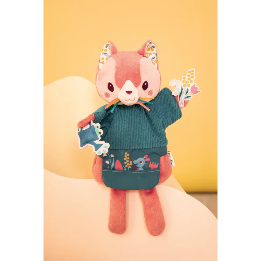 Marionnette à main Jeanne le chat, Lilliputiens – Image 2