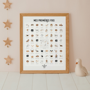 Affiche « Mes Premières Fois » Peau foncé – Les Petites Dates