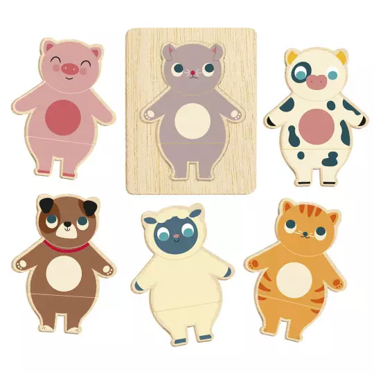 Mes silhouettes en bois / Puzzle – Image 2