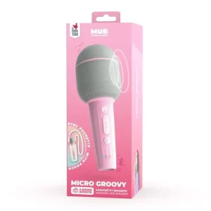 Micro Karaoké Sans Fil Mob – Groovy Marshmallow, Eclectic Dist