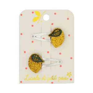 Barrettes mini citrons (paire)