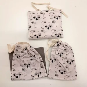 *Lot de pochons et accessoires en coton Hope