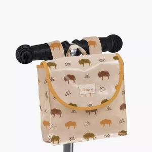 Sac de guidon en coton enduit Buffalo