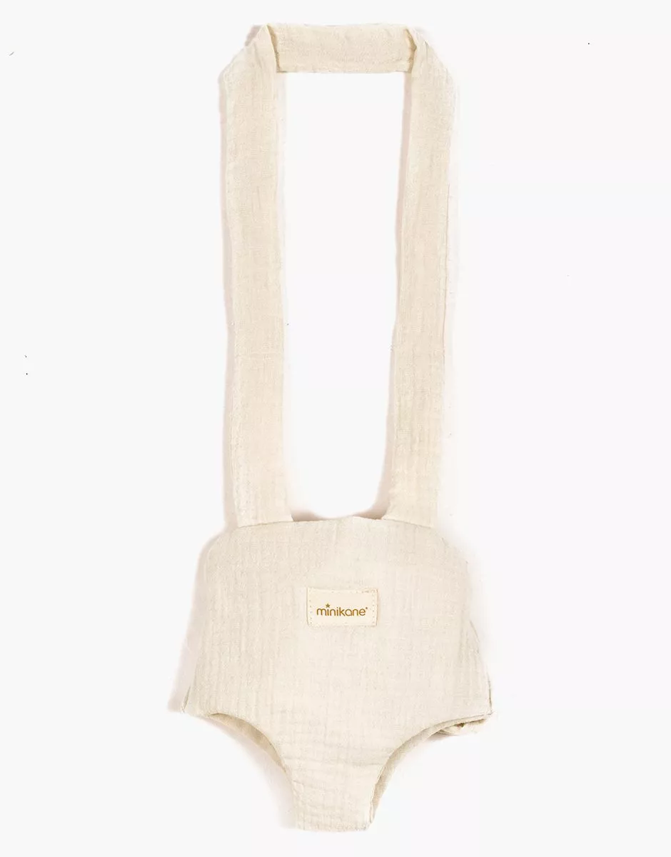 Porte poupée en gaze de coton mastic