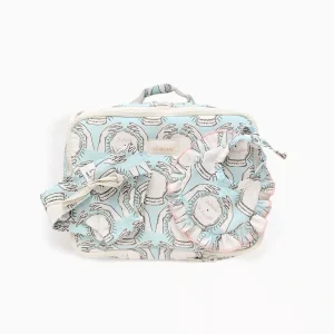 Valisette Annette et ses accessoires en coton Future is bright