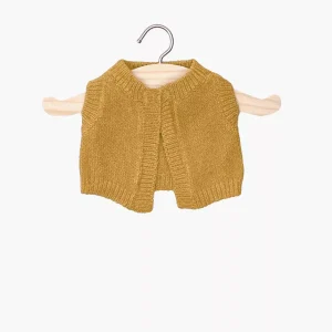 Cardigan Léonie en tricot miel