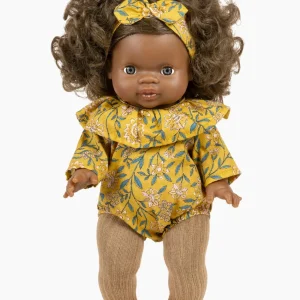 Gordis – Body Colombine en coton moutarde, Minikane