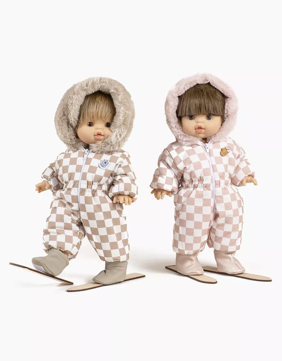 Paire de skis Cricri beige – Image 3