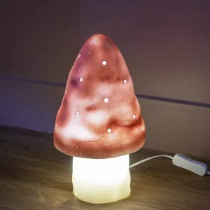 Home kids – Lampe veilleuse « Petit Champignon » rose orchidée foncée