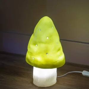 Home kids – Lampe veilleuse « Petit Champignon » vert mousse